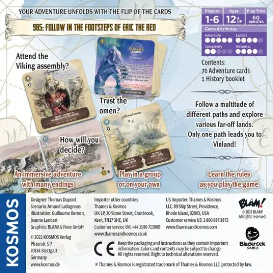 Thames & Kosmos Cartaventura: Vinland Game {3}