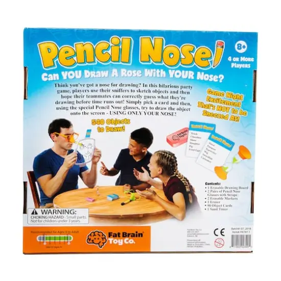 Pencil Nose Game {4}