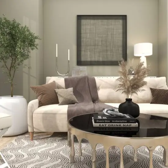 14" Silver Stainless Steel Abstract U-Shaped Candelabra {17}