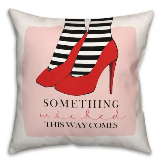 Something Wicked Throw Pillow {1}