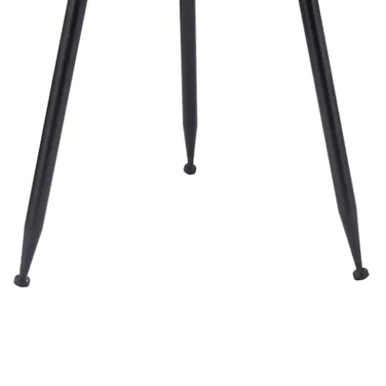 Set of 2" Black Metal Modern Planter, 20" x 20" x 20" {6}