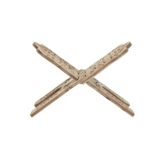 Hello Honey&reg; 11.25" Natural Wood Laser-Cut Book Holder {1}