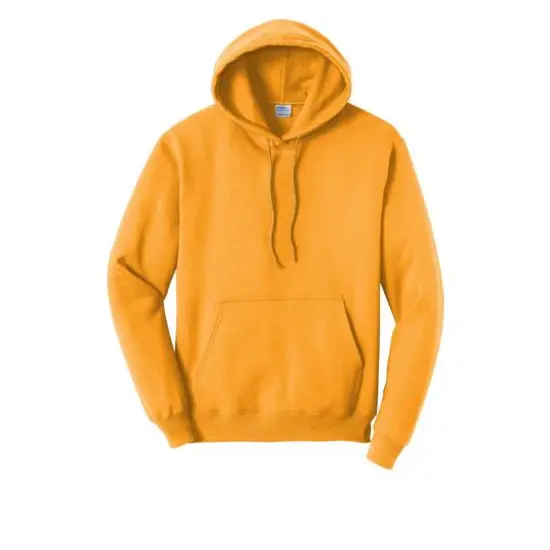 Port & Company&reg; Brights Core Fleece Pullover Hooded Sweatshirt Gold {1}