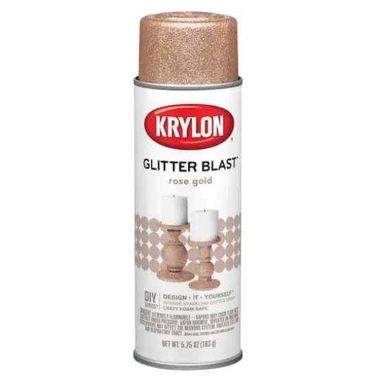 Krylon&reg; Glitter Blast&trade; Rose Gold {1}