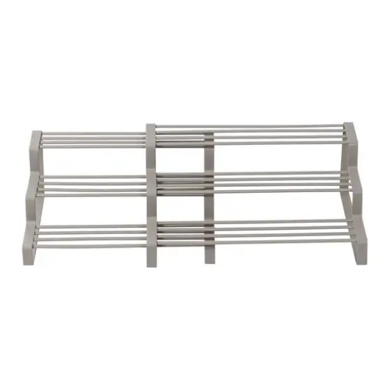 Honey Can Do Gray 3-Tier Adjustable Spice Rack Organizer {8}