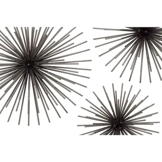 Black Metal Contemporary Wall D&eacute;cor Set, 3ct. {4}