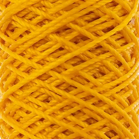 Gudebrod 0.018" 3 Ply Waxed Thread Bobbin, 75ft. Gold {4}