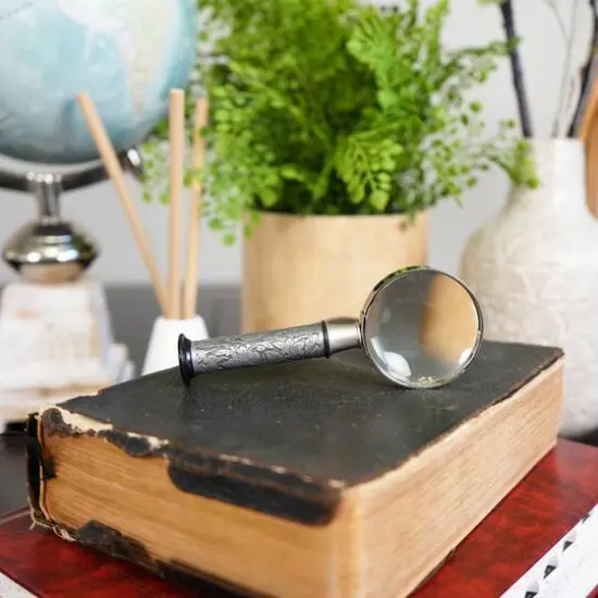 Silver Mercury Dime Magnifying Glass {3}