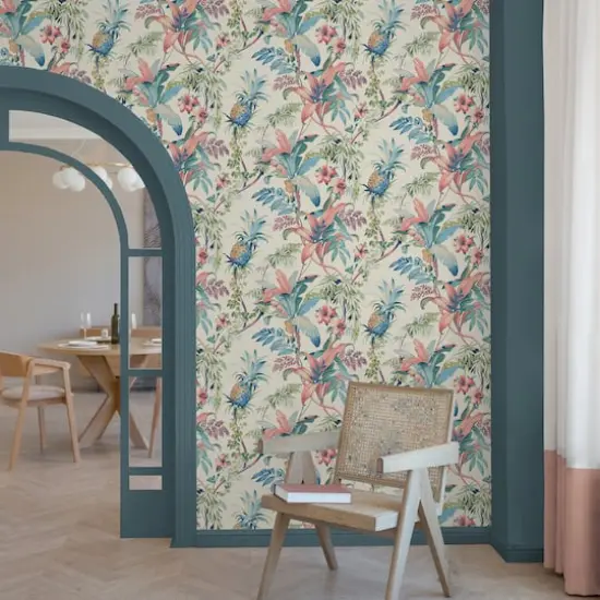 Tommy Bahama Malay Botanic Peel & Stick Wallpaper Oyster {3}