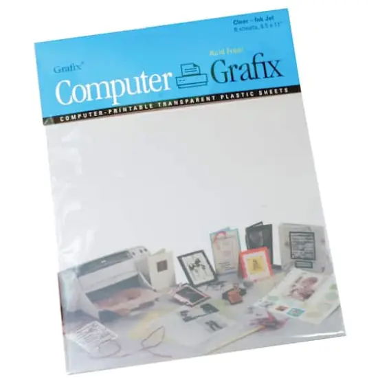 Grafix&reg; 8.5" x 11" Inkjet Film, 6ct. {1}