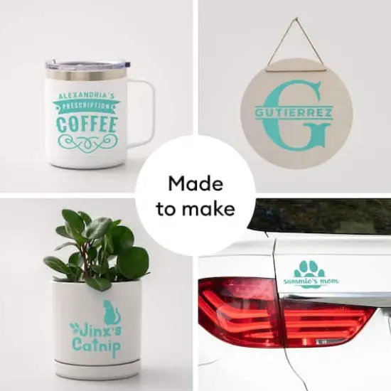 Cricut&reg; 12" x 48" Permanent Vinyl Light Blue {5}