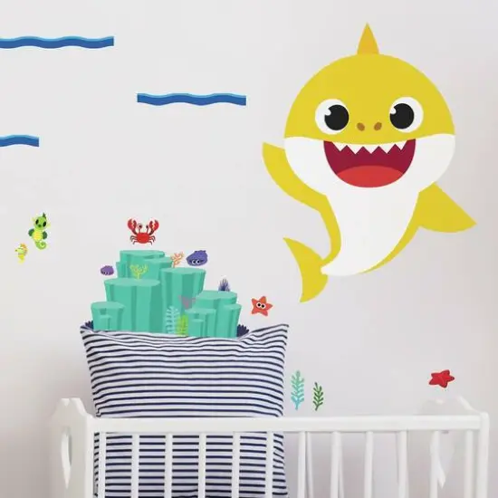 RoomMates Baby Shark Peel & Stick Giant Wall Decals {3}
