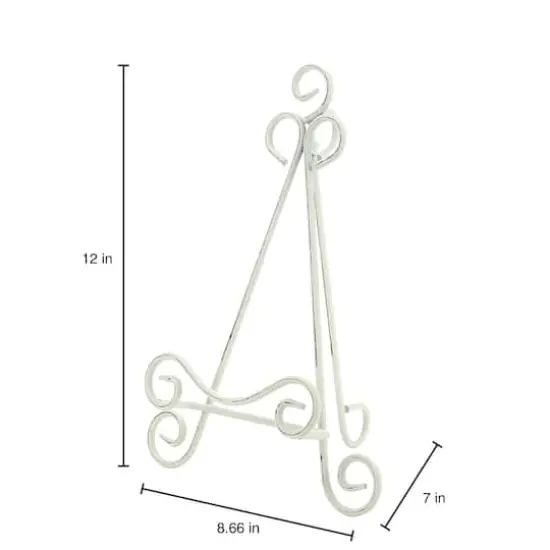 White 12" Distressed Easel Photo Stand by Studio D&eacute;cor {4}