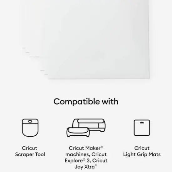 Cricut&reg; Printable White US Letter Waterproof Holographic Sticker Set, 5ct. {8}