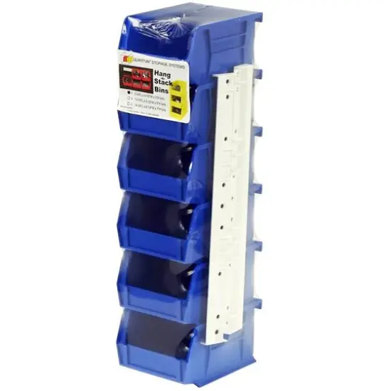 Quantum Storage Systems&reg; ULTRA Stack & Hang 6 Bin Set Blue {2}