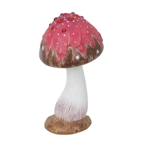 8.5" Red Mushroom Tabletop Accent by Ashland&reg; {1}