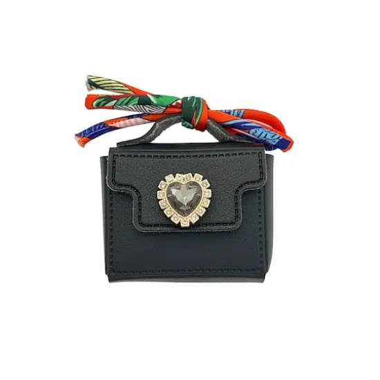 Blue Moon Studio&trade; Black Purse Charm {3}
