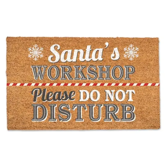 Santa's Workshop 30" x 18" Door Mat {1}
