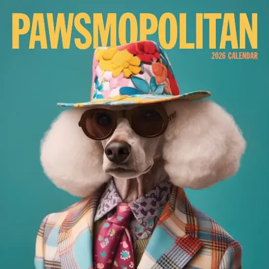 2026 Pawsmopolitan Wall Calendar {1}