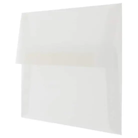 JAM Paper A9 Clear Translucent Vellum Invitation Envelopes, 25ct. {3}