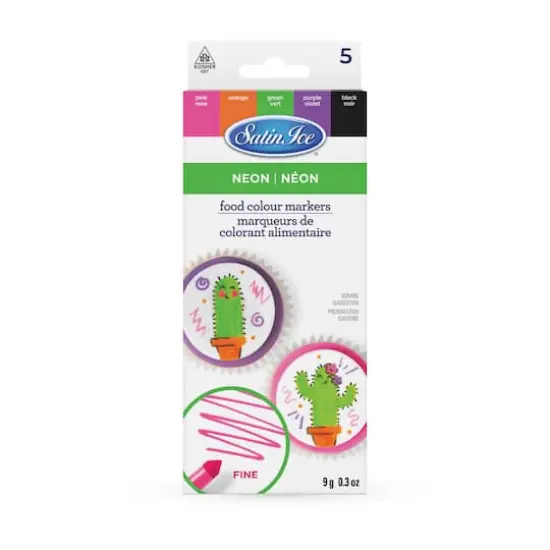 Satin Ice&reg; Neon Food Color Markers Set {1}