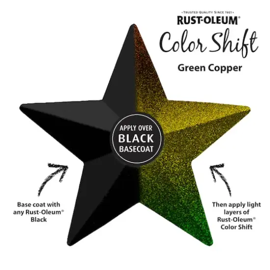 Rust-Oleum&reg; Color Shift Spray Paint Green Copper {4}
