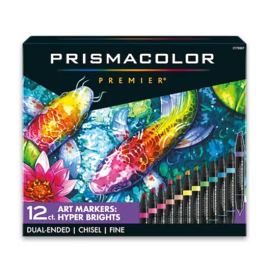Prismacolor&reg; Premier&reg; Hyper Brights Dual-Ended Art Markers, 12ct. {1}