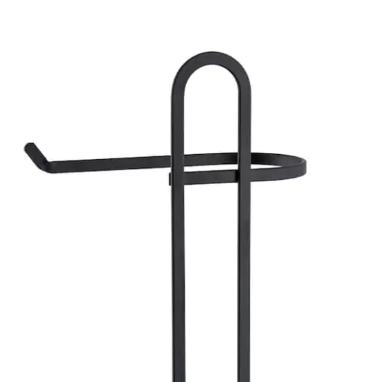 Elle D&eacute;cor Noir Black Toilet Paper Reserve {7}