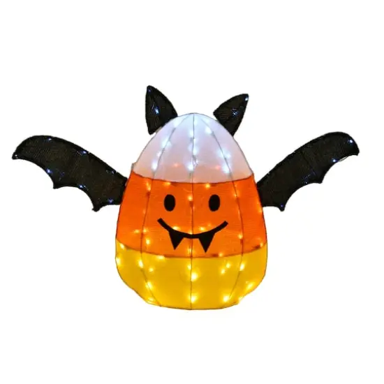 27.5" Candy Corn Bat with 80 LED Lights {5}