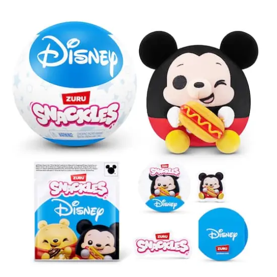 Snackles Disney&reg; 5" Plushie Blind Pack {5}