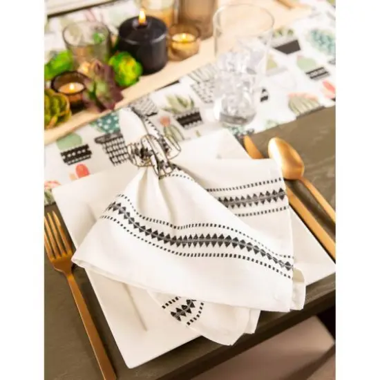DII&reg; Zig Dobby Stripe Napkins, 6ct. {6}