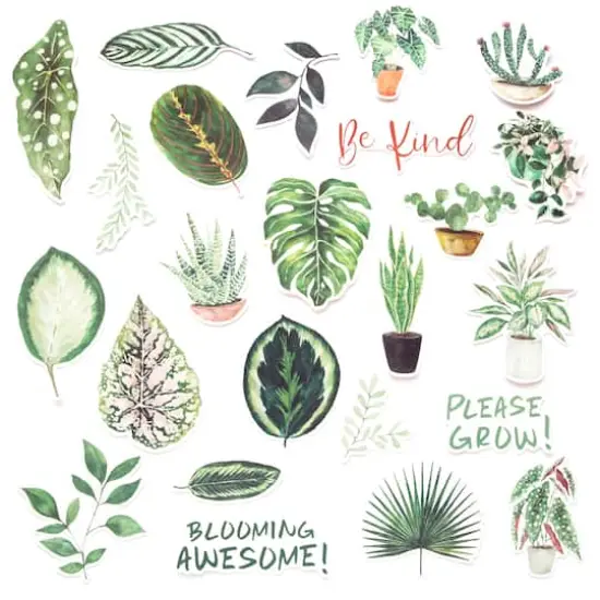 Green Plants Die Cut Stickers by Recollections&trade; {3}