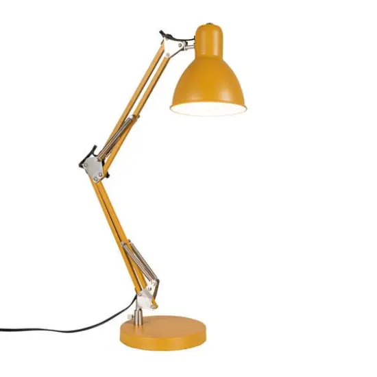 Hello Honey&reg; 23.5" Yellow Sunbeam Articulated Table Lamp {13}