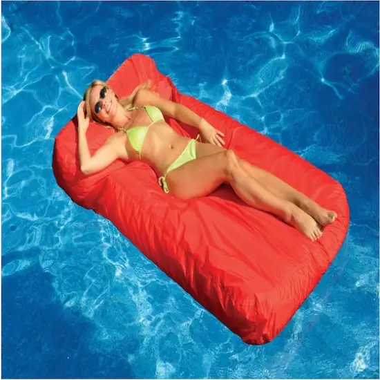 Swimline SunSoft 6ft. Red Inflatable Pool Mattress Float {3}