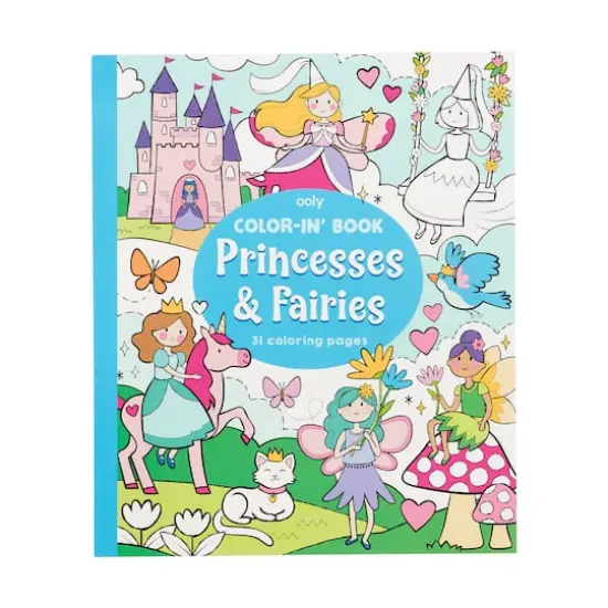 OOLY Color-in' Book: Princesses & Fairies {1}