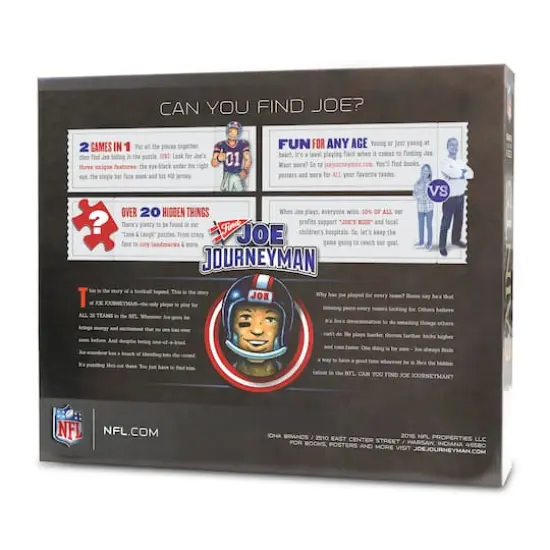 Joe Journeyman NFL 500 Piece Jigsaw Puzzle New Orleans Saints {5}