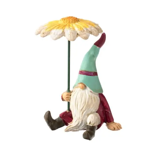Mini Gnome with Flower Umbrella by Make Market&reg; {1}