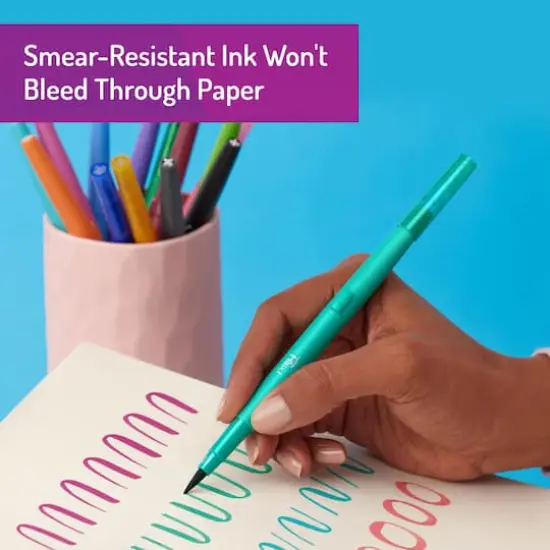 Paper Mate&reg; Flair!&reg; 8 Color Brush & Medium Dual Tip Felt Pens {6}