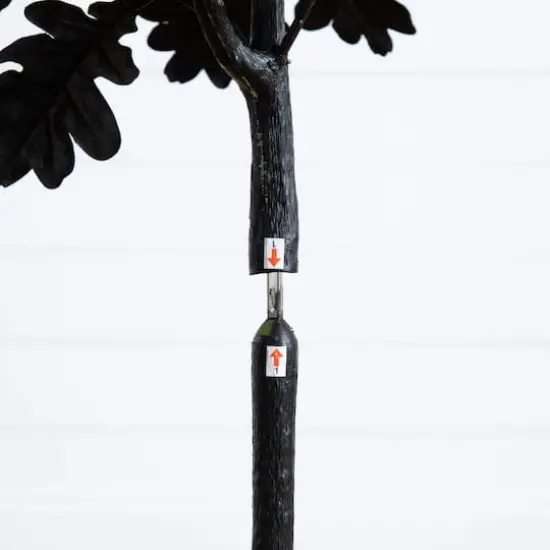 5ft. Artificial Halloween Black Oak Tree {6}