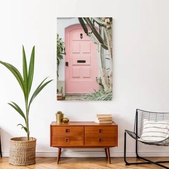 Blush door 24" x 36" Canvas Wall Art {5}