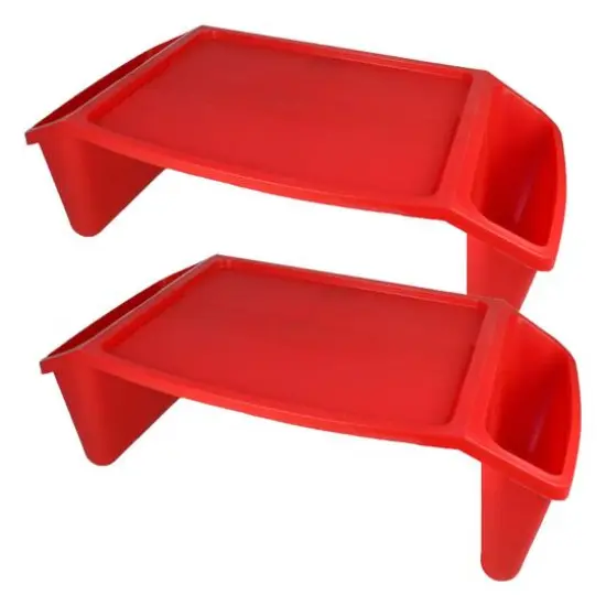 Romanoff&reg; Lap Tray, 2ct. Red {1}