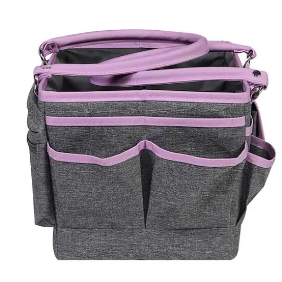 Everything Mary Purple Heather Deluxe Store & Tote Craft Organizer {5}