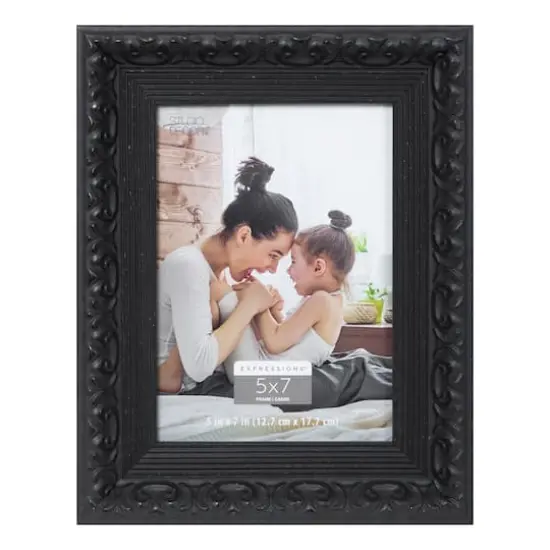 Expressions&trade; 5" x 7" Charcoal Ornate Frame by Studio D&eacute;cor&reg; {6}