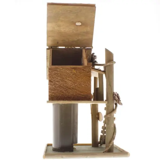12" Tree House Bird Feeder {4}