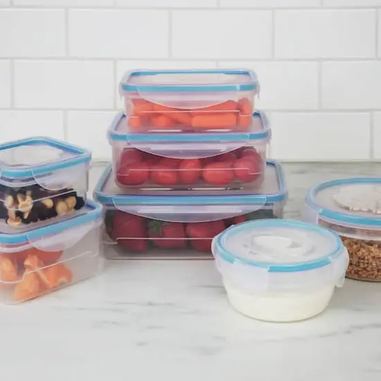 Kitchen Details 16-Piece Food Storage Container Set with Airtight Clip-Lock Lids {4}