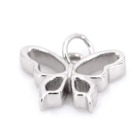 Sterling Silver Butterfly Icon Charm by Bead Landing&trade; {5}
