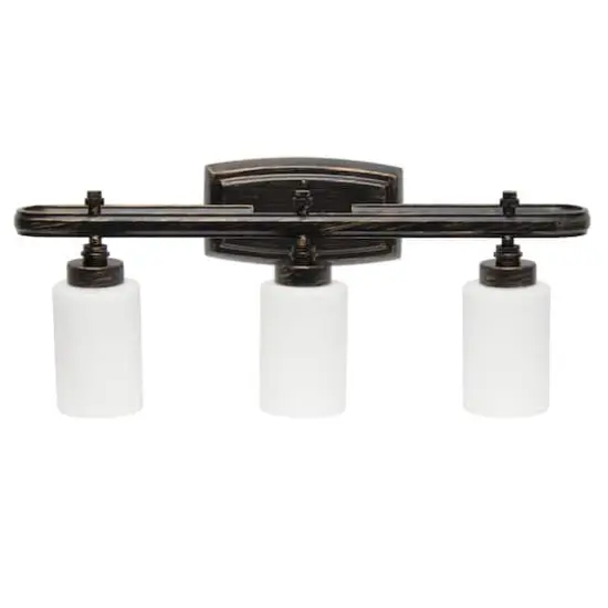 Lalia Home Essentix 23" 3-Light Vanity Fixture Oil Rubbed Bronze {1}
