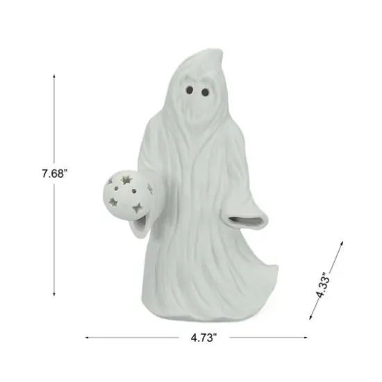 7.75" DIY Ceramic LED Hooded Figure D&eacute;cor by Make Market&reg; {5}
