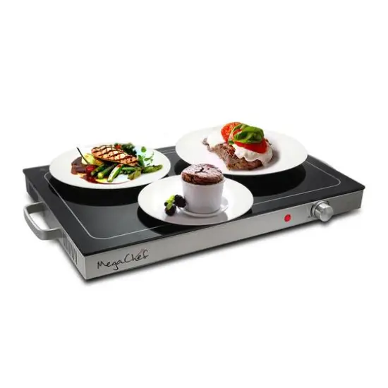MegaChef Electric Warming Tray {8}