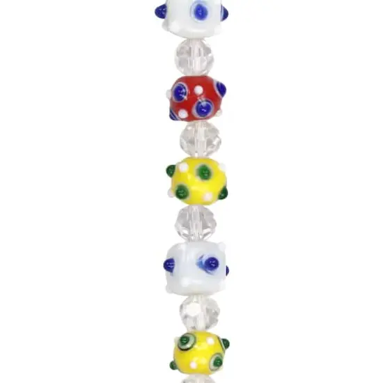 Multicolor & Clear Lamp Work Glass Mixed Beads by Bead Landing&reg; {2}